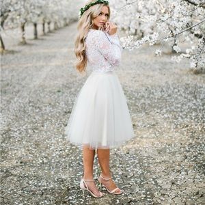 Bliss Tulle Balletcore White Tulle Skirt PRICE FIRM